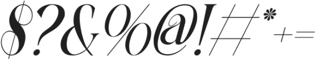 Staresso Bold Italic otf (700) Font OTHER CHARS