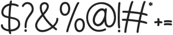 Starhigh-Regular otf (400) Font OTHER CHARS