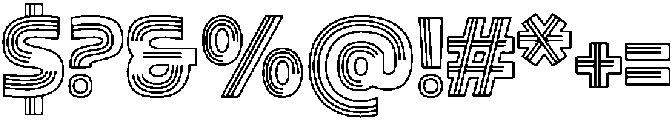 Staristic Regular otf (400) Font OTHER CHARS