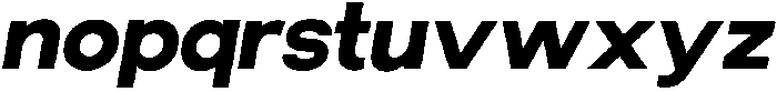 Stark Nue ExtraBold-Italic otf (700) Font LOWERCASE