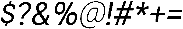 Stark Nue ExtraLight-Italic otf (200) Font OTHER CHARS