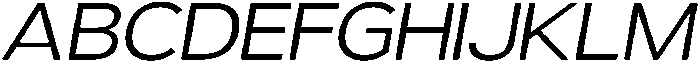 Stark Nue ExtraLight-Italic otf (200) Font UPPERCASE