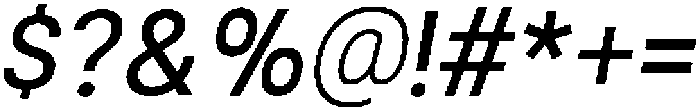 Stark Nue Light-Italic otf (300) Font OTHER CHARS