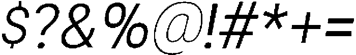 Stark Nue Thin-Italic otf (100) Font OTHER CHARS