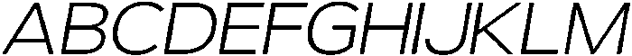 Stark Nue Thin-Italic otf (100) Font UPPERCASE
