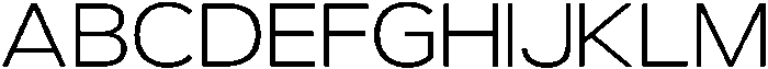 Stark Nue Thin otf (100) Font UPPERCASE