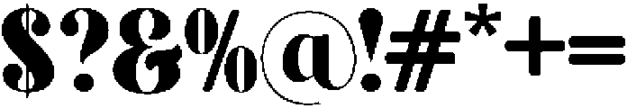 Starley otf (400) Font OTHER CHARS