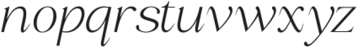 Starlight Bliss Italic otf (300) Font LOWERCASE