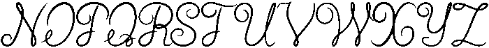 Starlight otf (300) Font UPPERCASE