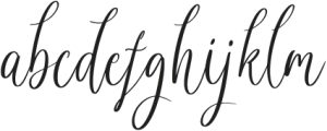 StarlightCascade otf (300) Font LOWERCASE