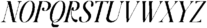 StarlightItalic otf (300) Font UPPERCASE