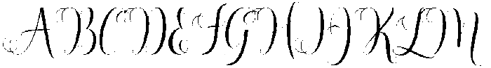StarlightScript otf (300) Font UPPERCASE