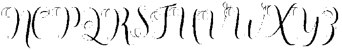StarlightScript otf (300) Font UPPERCASE