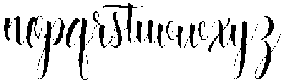 StarlightScript otf (300) Font LOWERCASE