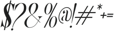 Starlikes Normal Italic otf (400) Font OTHER CHARS