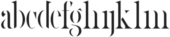 Starlikes Stencil Regular otf (400) Font LOWERCASE