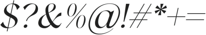 Starllet-Italic otf (400) Font OTHER CHARS