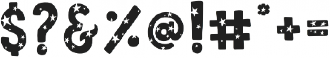 Starry otf (400) Font OTHER CHARS