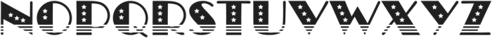 Stars And Stripes Regular otf (400) Font LOWERCASE
