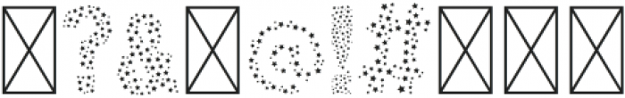 Stars Font Regular otf (400) Font OTHER CHARS