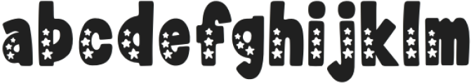 Stars Rainbow otf (400) Font LOWERCASE