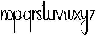 Stars Regular otf (400) Font LOWERCASE