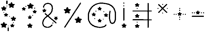Stars Regular otf (400) Font OTHER CHARS
