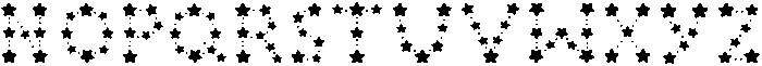 Stars Regular otf (400) Font UPPERCASE