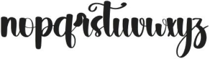 Start With Regular otf (400) Font LOWERCASE