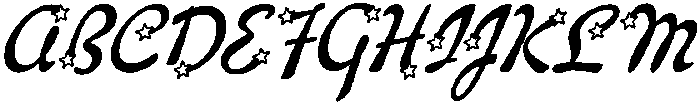 Starz TM Regular otf (400) Font UPPERCASE
