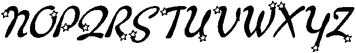 Starz TM Regular otf (400) Font UPPERCASE