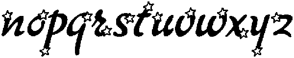 Starz TM Regular otf (400) Font LOWERCASE
