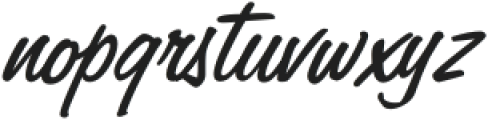 Stassi Italic otf (400) Font LOWERCASE