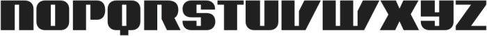 Static Surge Regular otf (400) Font UPPERCASE