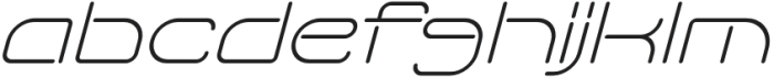 Staxgazer-Italic otf (400) Font LOWERCASE
