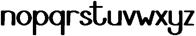 Stay Alphabet Regular otf (400) Font LOWERCASE