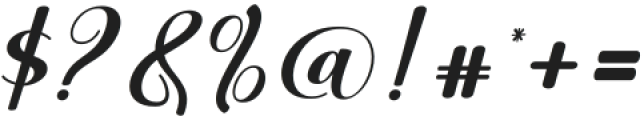 Stay Authentic Italic Regular otf (400) Font OTHER CHARS