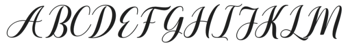 Stay Authentic Italic Regular otf (400) Font UPPERCASE