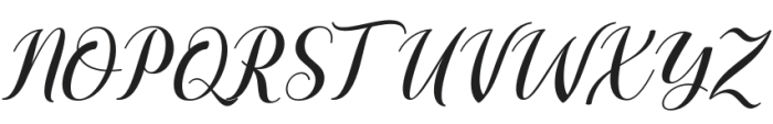 Stay Authentic Italic Regular otf (400) Font UPPERCASE