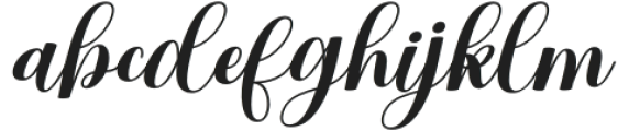 Stay Authentic Italic Regular otf (400) Font LOWERCASE