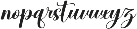 Stay Authentic Italic Regular otf (400) Font LOWERCASE