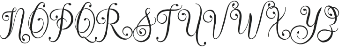 Stay Brave Regular otf (400) Font UPPERCASE