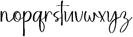 Stay Dreaming Regular otf (400) Font LOWERCASE