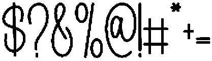 Stay Focus Regular otf (400) Font OTHER CHARS
