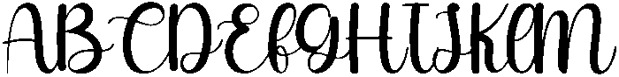 Stay Girly Regular otf (400) Font UPPERCASE
