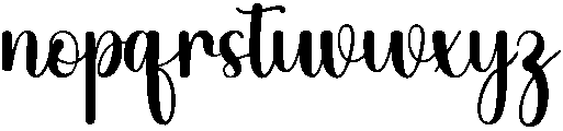 Stay Girly Regular otf (400) Font LOWERCASE