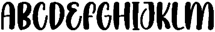 Stay Home Regular otf (400) Font UPPERCASE