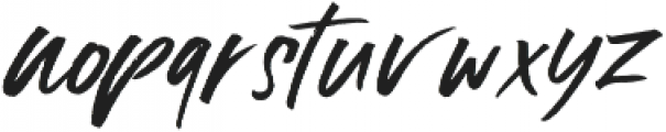 Stay Humble One Italic ttf (400) Font LOWERCASE