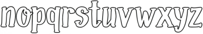 Stay Magical Outline otf (400) Font LOWERCASE