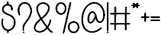 Stay Pencil Regular otf (400) Font OTHER CHARS